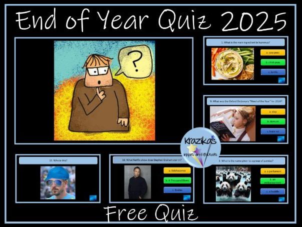 End Of Year Quiz 2025