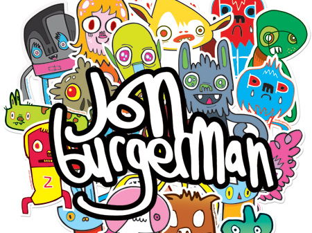 Jon Burgerman project Graphic design and illustration