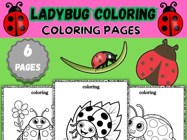 Ladybug Coloring Pages