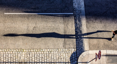 Long shadow cast