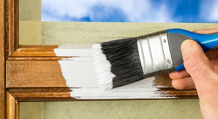 Painting wood