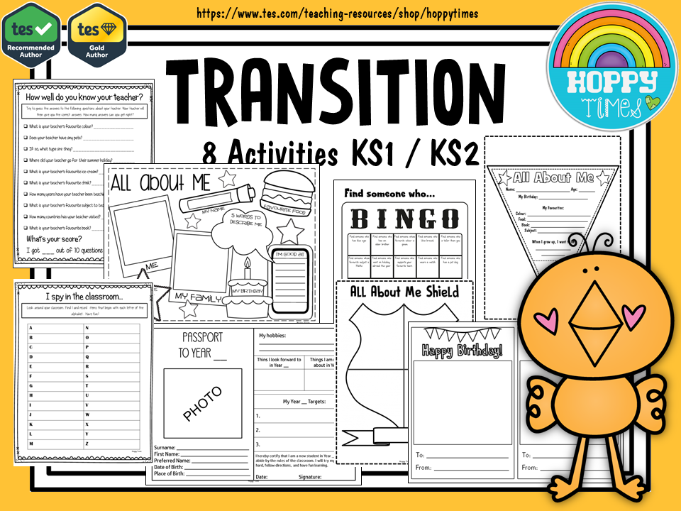 8 TRANSITION ACTIVITIES New Class