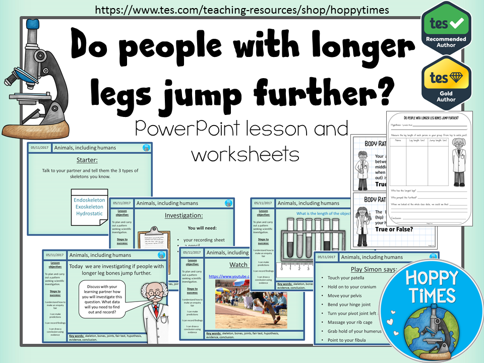 Science: Do people with longer leg bones jump further?