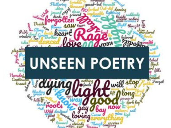 MEGA BUNDLE: AQA A Level Unseen Poetry Questions